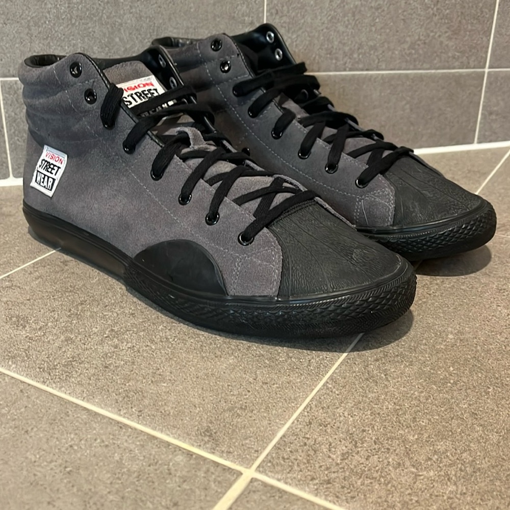 Vision Street Wear VSW Suede Hi shoes sneakers skate Skateboard BMX Men’s 12